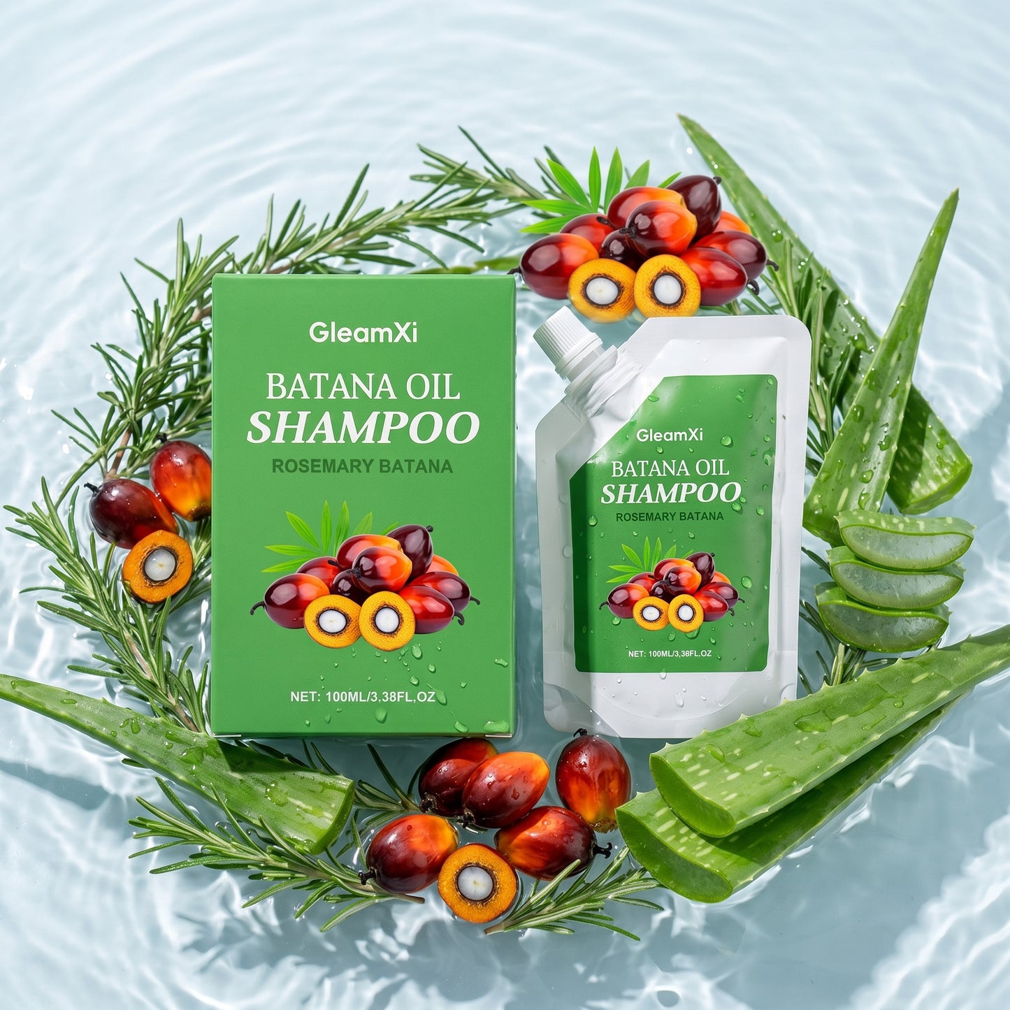 【✨Bestseller🔥】🌿Rosemary Batana Oil Shampoo - Promotes hair growth, strengthens hair strands, Unveil Your Hair's True Potential with Raw Batana Oil!