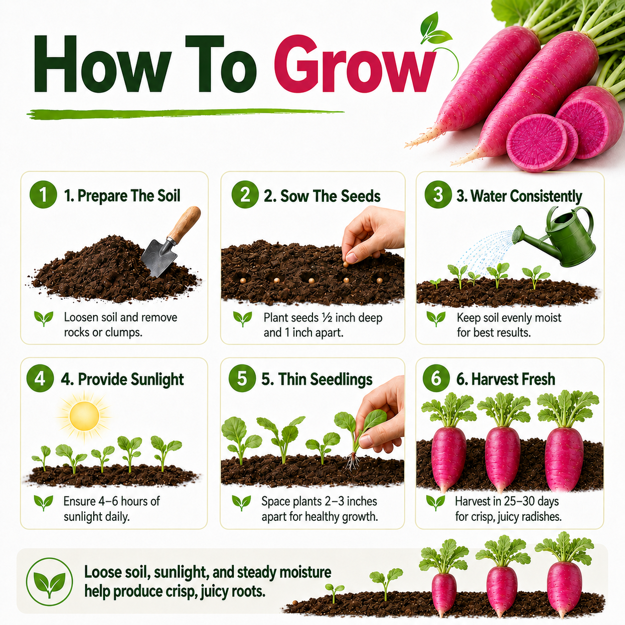 🔥 Limited Garden Season Offer 🔥 Easy-To-Grow Pineapple Fruit Radish Seeds With High-Yield Potential-8RH7