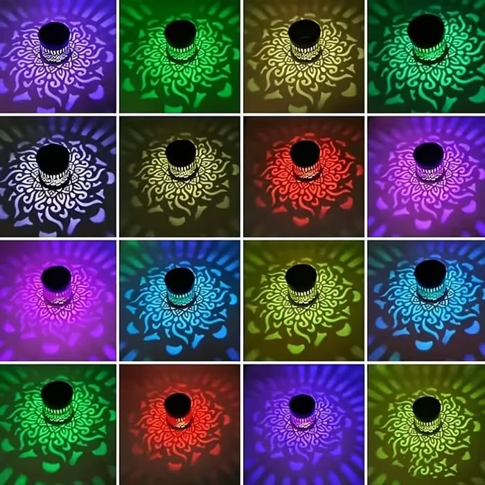 🌙65K+ Sold! ✨ Solar Mandala Wall Light 🥇 – Waterproof Outdoor Garden Fence Projector Lamp with Magical Ambient Glow🪐🌌-8CR5