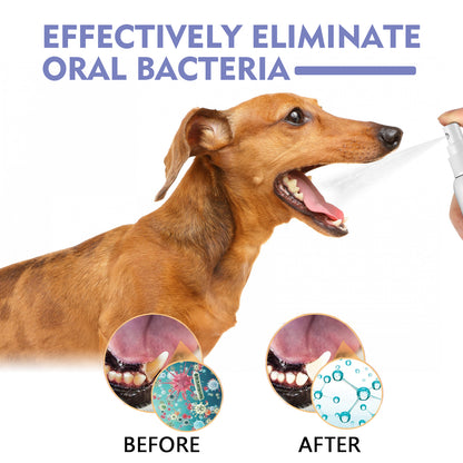 🐱🦷Yegbong Pet Dental Cleaning Spray for Dogs & Cats, Removes Plaque & Stains, Freshens Breath, Oral Care Spray-8SA8