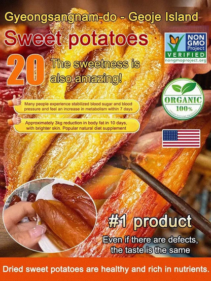Soft and Sweet Skin-On Dried Sweet Potato-Ray