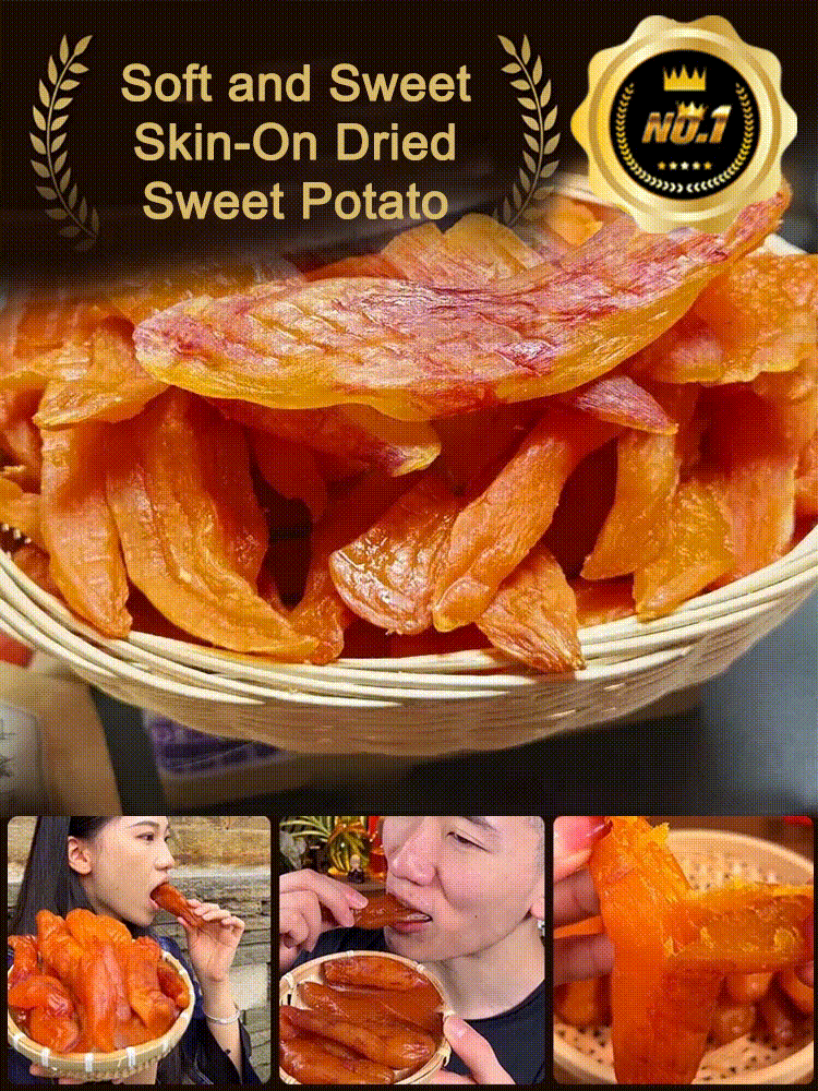 Soft and Sweet Skin-On Dried Sweet Potato-Ray