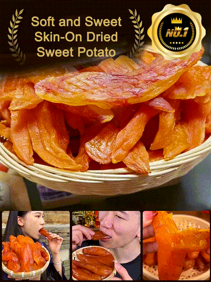 Soft and Sweet Skin-On Dried Sweet Potato-Ray