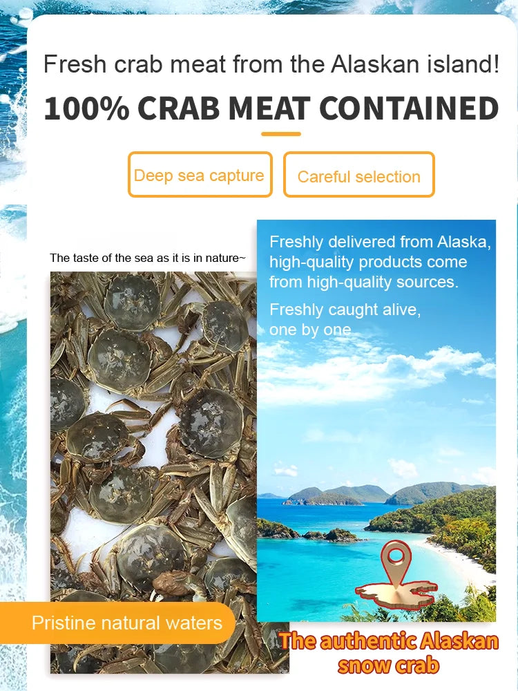 Alaskan Snow Crab Ready-to-EatCrispy Crab-Ray