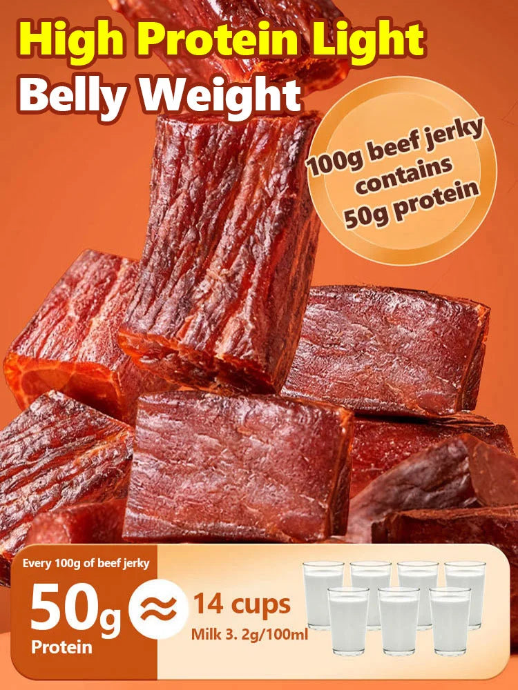 Add high-protein pure beef jerky-Ray