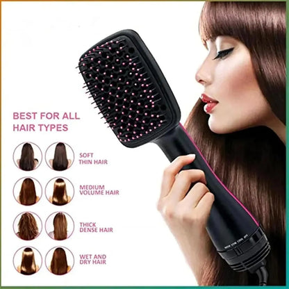 🔥 HOT SALE | 50% OFF ✨ 2-in-1 Hot Air Straightening Brush | Salon-Quality Hair in Minutes -8RH7