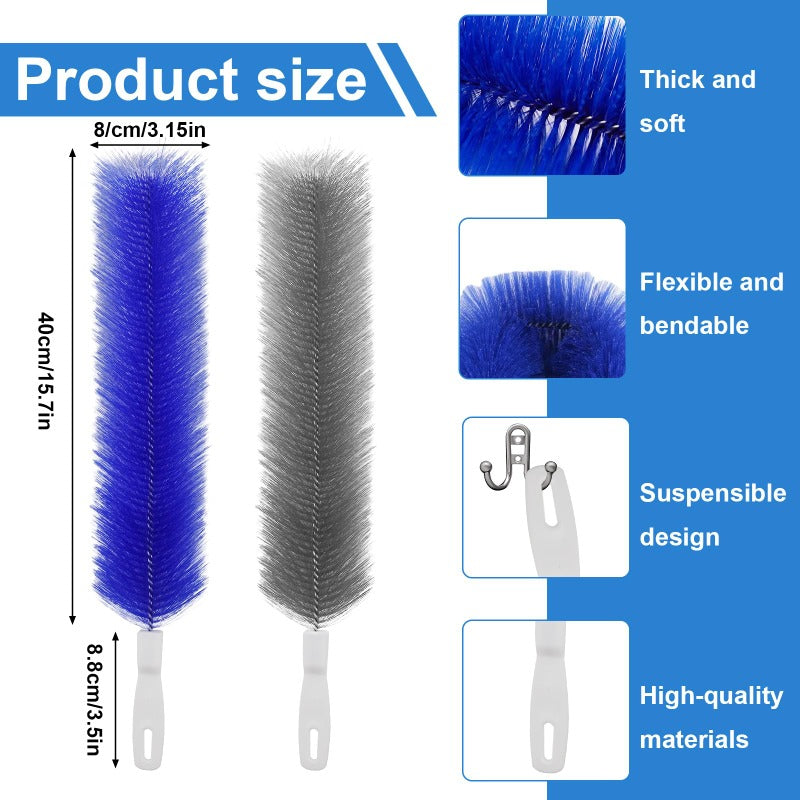 😍50% OFF🎁Flexible Microfiber Fan Duster Brushes – Reusable Cleaning Tools🔧-8HJ9