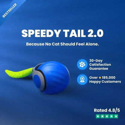 🏆2026 New Upgrade SPEEDY TAIL 2.0 🐾 The Interactive Toy Pets Can't Stop Chasing -8RH7
