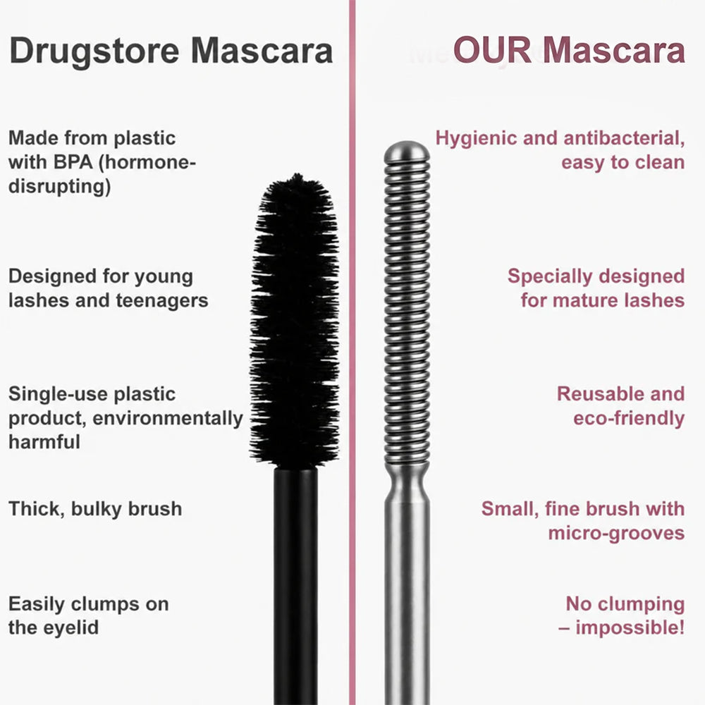 🏆 2026 New Upgrade 🏆 Waterproof Fibre Mascara 💧 Volume & Length without Clumping for Dramatic Moments-8RH7
