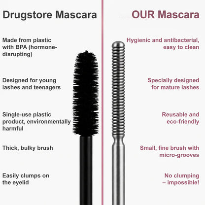 🏆 2026 New Upgrade 🏆 Waterproof Fibre Mascara 💧 Volume & Length without Clumping for Dramatic Moments-8RH7