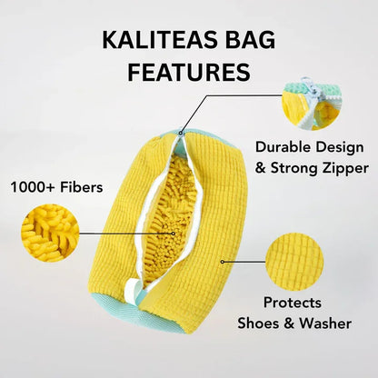 ✨Shoe Washing Bags for Washing Machine🥾|Durable Mesh Laundry Bags with Auto-Lock Zipper🔗Protect Sneakers in Washer👟-8HJ9
