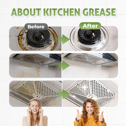 JAKEHOENatural Enzyme Formula - Kitchen Grease Cleaner - Fast-Acting Grease-Removing Spray for Kitchen Stoves and Range Hoods-8QY1