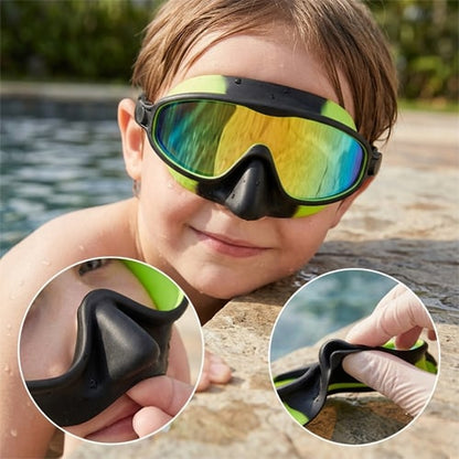 🥇2026 New Upgrade for your pool equipment 🏆 BPA-free swimming goggle set with adjustable nose bridge-8RH7