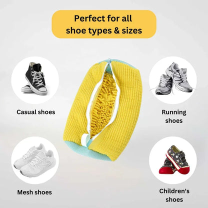 ✨Shoe Washing Bags for Washing Machine🥾|Durable Mesh Laundry Bags with Auto-Lock Zipper🔗Protect Sneakers in Washer👟-8HJ9