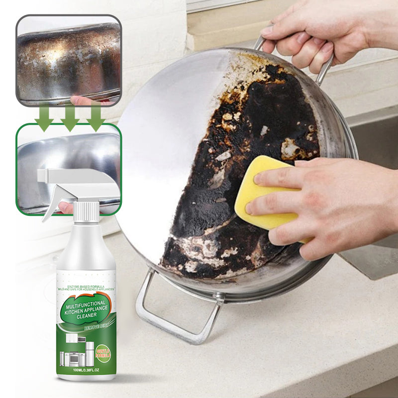 JAKEHOENatural Enzyme Formula - Kitchen Grease Cleaner - Fast-Acting Grease-Removing Spray for Kitchen Stoves and Range Hoods-8QY1