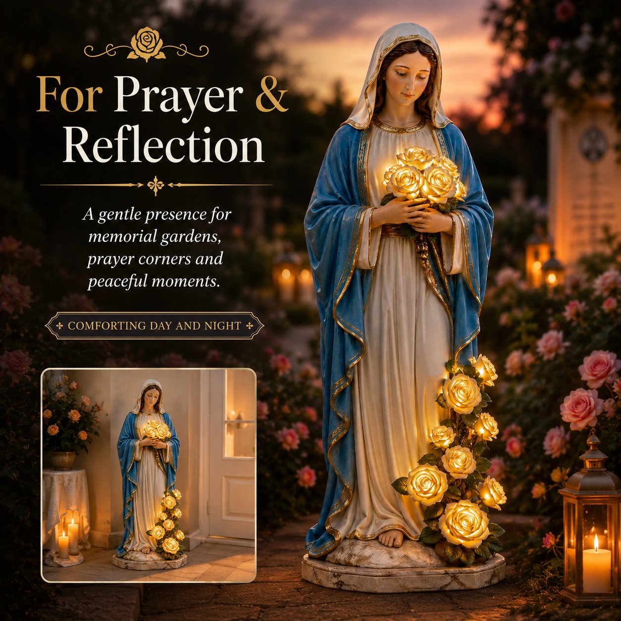 ❤️ A Gentle Light Of Faith For Your Garden-Virgin Mary Garden Light-8RH7