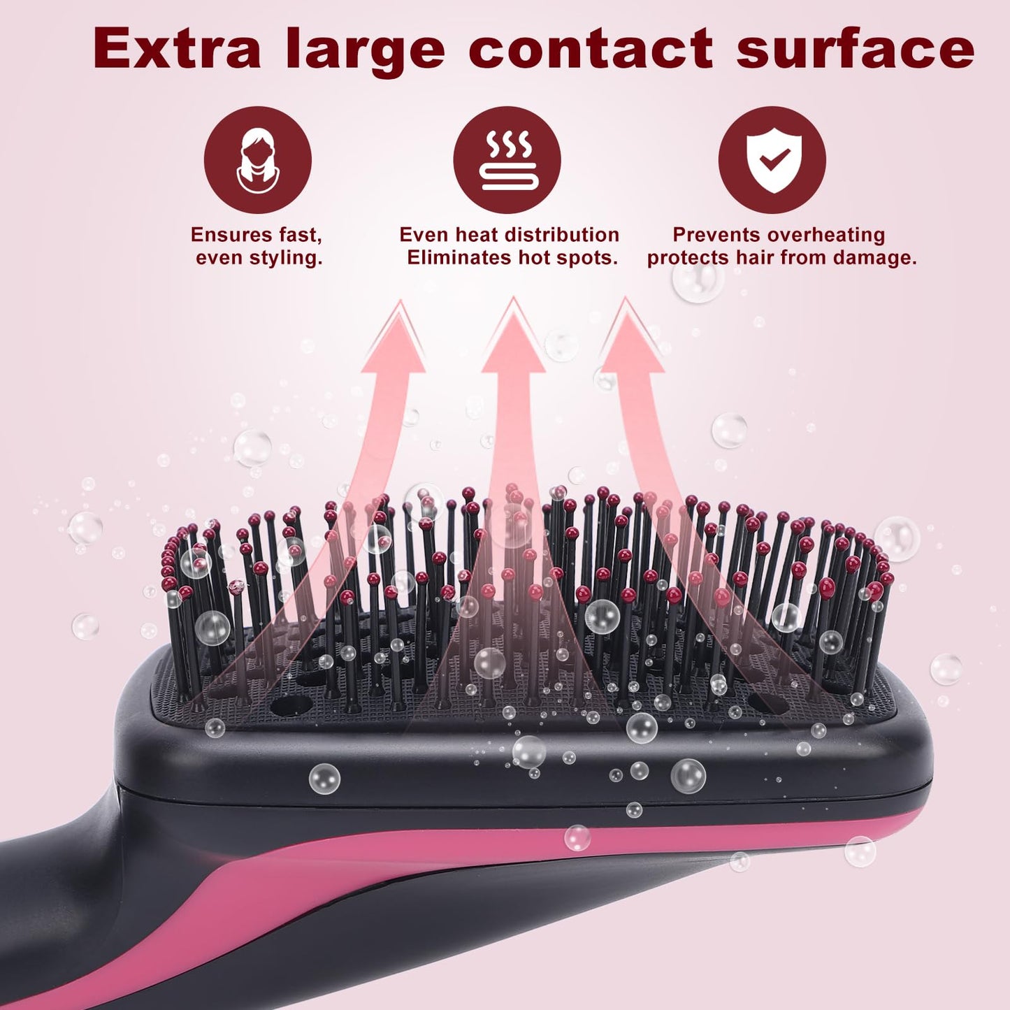 🔥 HOT SALE | 50% OFF ✨ 2-in-1 Hot Air Straightening Brush | Salon-Quality Hair in Minutes -8RH7