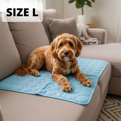 🐶🐈Pet Cooling Mat for Dogs & Cats🐶🐈| No Water No Electricity Self Cooling Pad, Non-Gel Toxic-Free Quick Dry Washable Cool Bed Prevents Pet Heatstroke for Hot Summer Days🥵-8HJ9