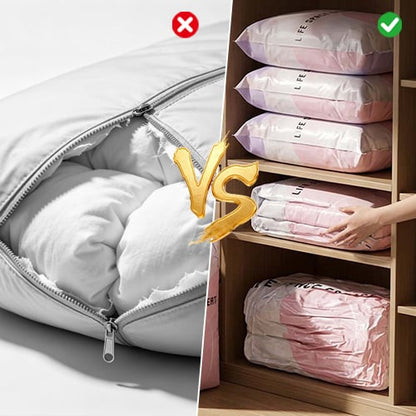 🏆 2026 New Upgrade 🏆 No-Pump Vacuum Compression Bags-Save Up To 80% Of Storage Space -8RH7