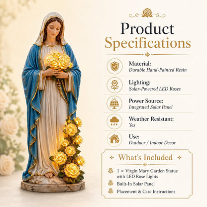 ❤️ A Gentle Light Of Faith For Your Garden-Virgin Mary Garden Light-8RH7