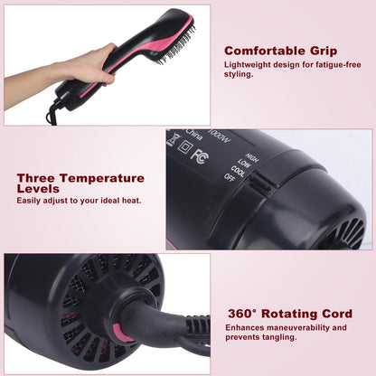 🔥 HOT SALE | 50% OFF ✨ 2-in-1 Hot Air Straightening Brush | Salon-Quality Hair in Minutes -8RH7