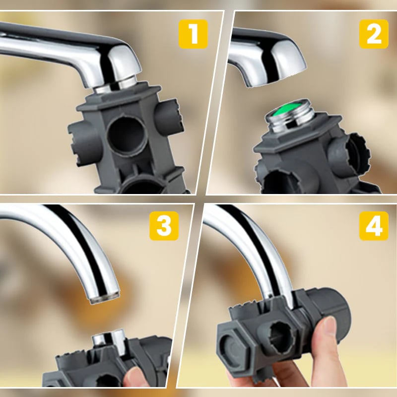 🔥50% OFF LIMITED TIME DISCOUNT🔥16-in-1 Faucet Wrench Tool🔧|Fits 95% of All Household Faucets ,5 Seconds Quick & Effortless Disassembly🤩💪-8HJ9