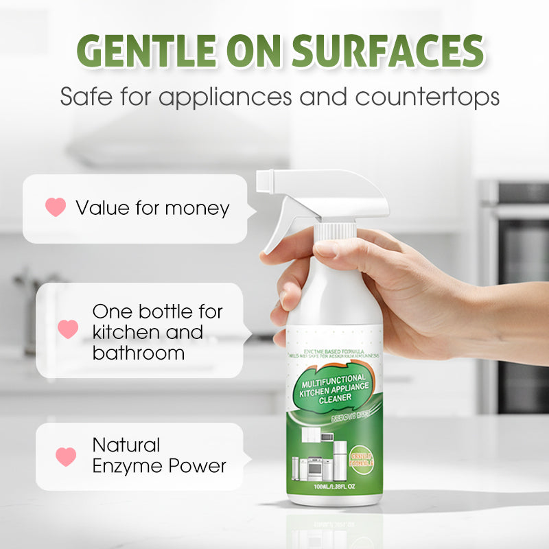 JAKEHOENatural Enzyme Formula - Kitchen Grease Cleaner - Fast-Acting Grease-Removing Spray for Kitchen Stoves and Range Hoods-8QY1