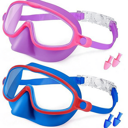 🥇2026 New Upgrade for your pool equipment 🏆 BPA-free swimming goggle set with adjustable nose bridge-8RH7