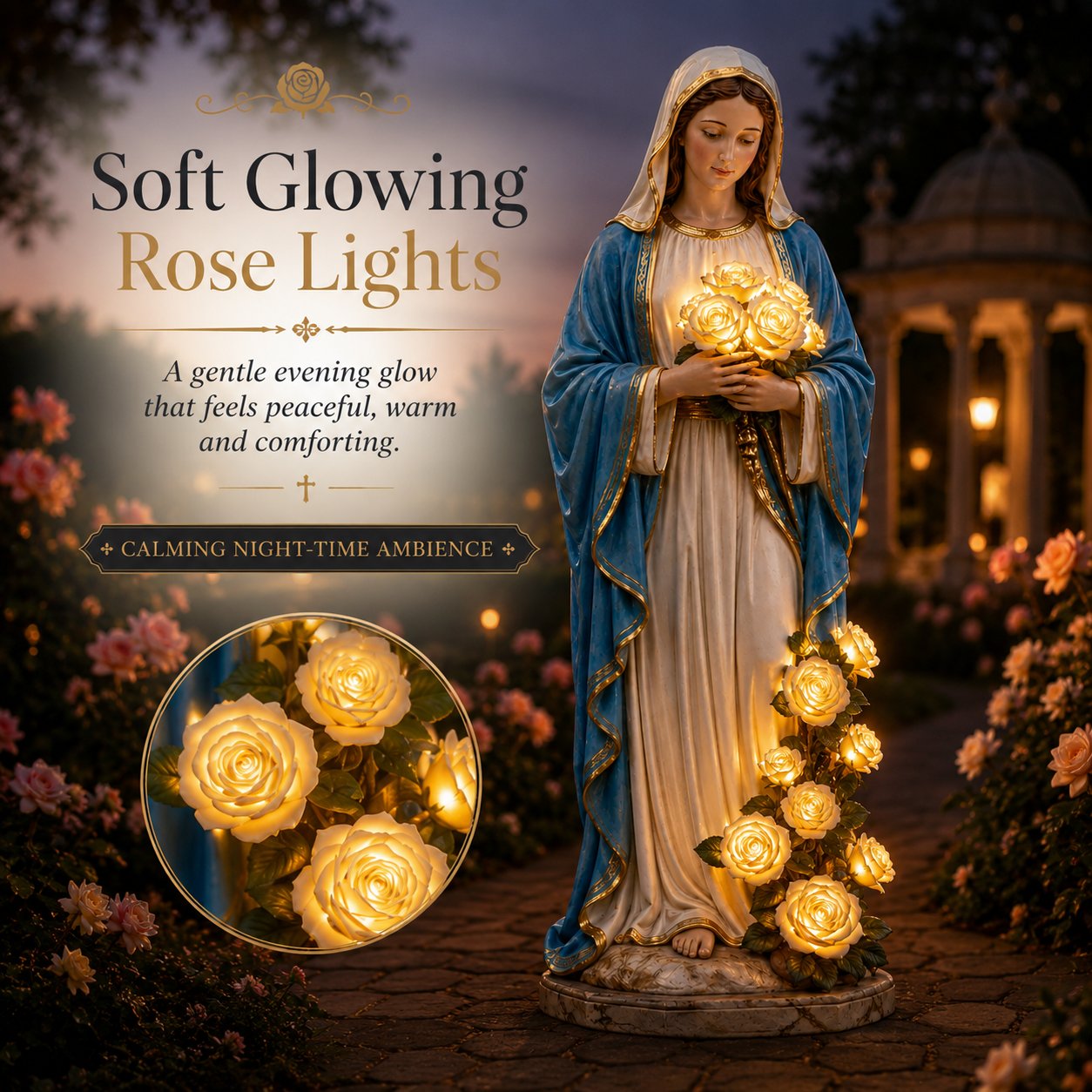 ❤️ A Gentle Light Of Faith For Your Garden-Virgin Mary Garden Light-8RH7