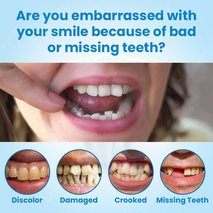 ⏰Ends Today: 70% OFF 🦷 Get Your Smile Back Without Expensive Dental Visits Custom-Fit Comfort Dentures-8RH7