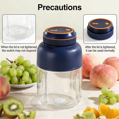 🏆 50K+ SOLD!Fresh Juice Anytime, Anywhere-Cordless Portable Blender Cup-8RH7