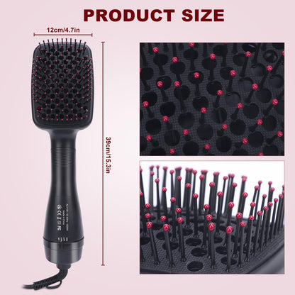🔥 HOT SALE | 50% OFF ✨ 2-in-1 Hot Air Straightening Brush | Salon-Quality Hair in Minutes -8RH7