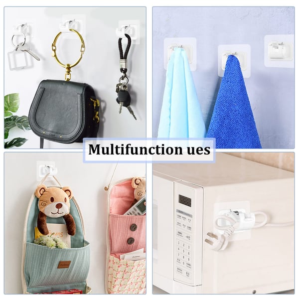 🤗Nail-Free Curtain Rod Brackets📌| No Drill, Heavy Duty Adhesive Holders for Curtain & Shower Rods, Waterproof, Fit Any Rod📏-8HJ9