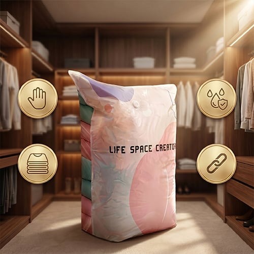🏆 2026 New Upgrade 🏆 No-Pump Vacuum Compression Bags-Save Up To 80% Of Storage Space -8RH7