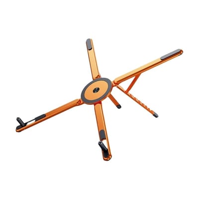 💥LIMITED TIME DISCOUNT💥Magnetic Foldable Aluminum Laptop & Tablet Stand 📱| 8-Height Adjustable Ergonomic Dual Device Desk Riser💻-8HJ9