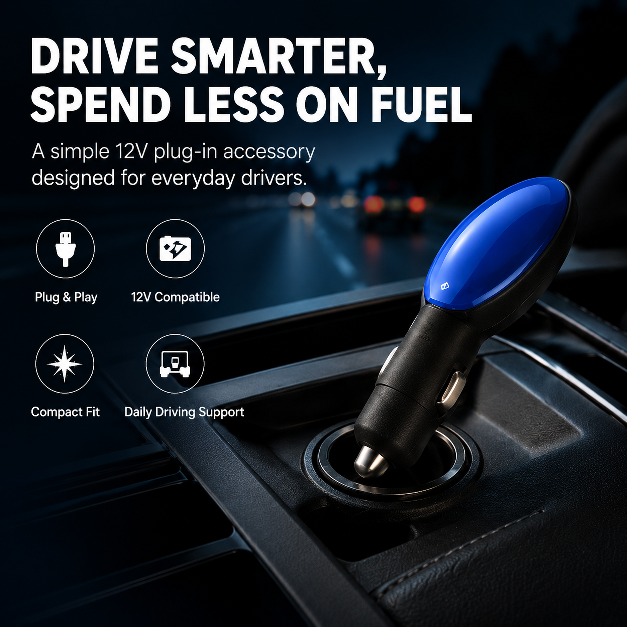 🏆Last Day Special Price !🔥🚘Plug-in Fuel Saver ⛽| Fuel Sync Device for Gasoline Cars, Improve Mileage & Fuel Efficiency🌠-8HJ9