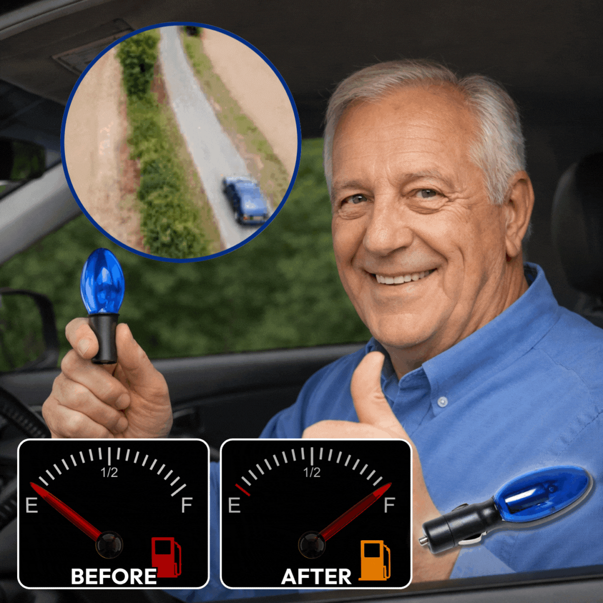🏆Last Day Special Price !🔥🚘Plug-in Fuel Saver ⛽| Fuel Sync Device for Gasoline Cars, Improve Mileage & Fuel Efficiency🌠-8HJ9