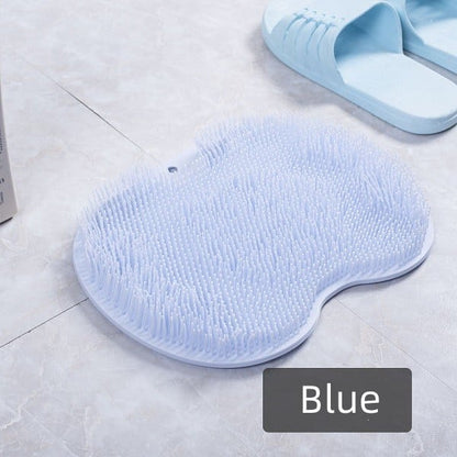 🔥Last Day 50% OFF🔥Suction Cup Fixed Shower Foot & Back Scrubber Pad🦶💦|No Bend ❌🦵Massage Dead Skin Remover for Bathroom Shower🛀-8HJ9