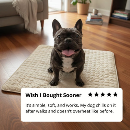 🐶🐈Pet Cooling Mat for Dogs & Cats🐶🐈| No Water No Electricity Self Cooling Pad, Non-Gel Toxic-Free Quick Dry Washable Cool Bed Prevents Pet Heatstroke for Hot Summer Days🥵-8HJ9