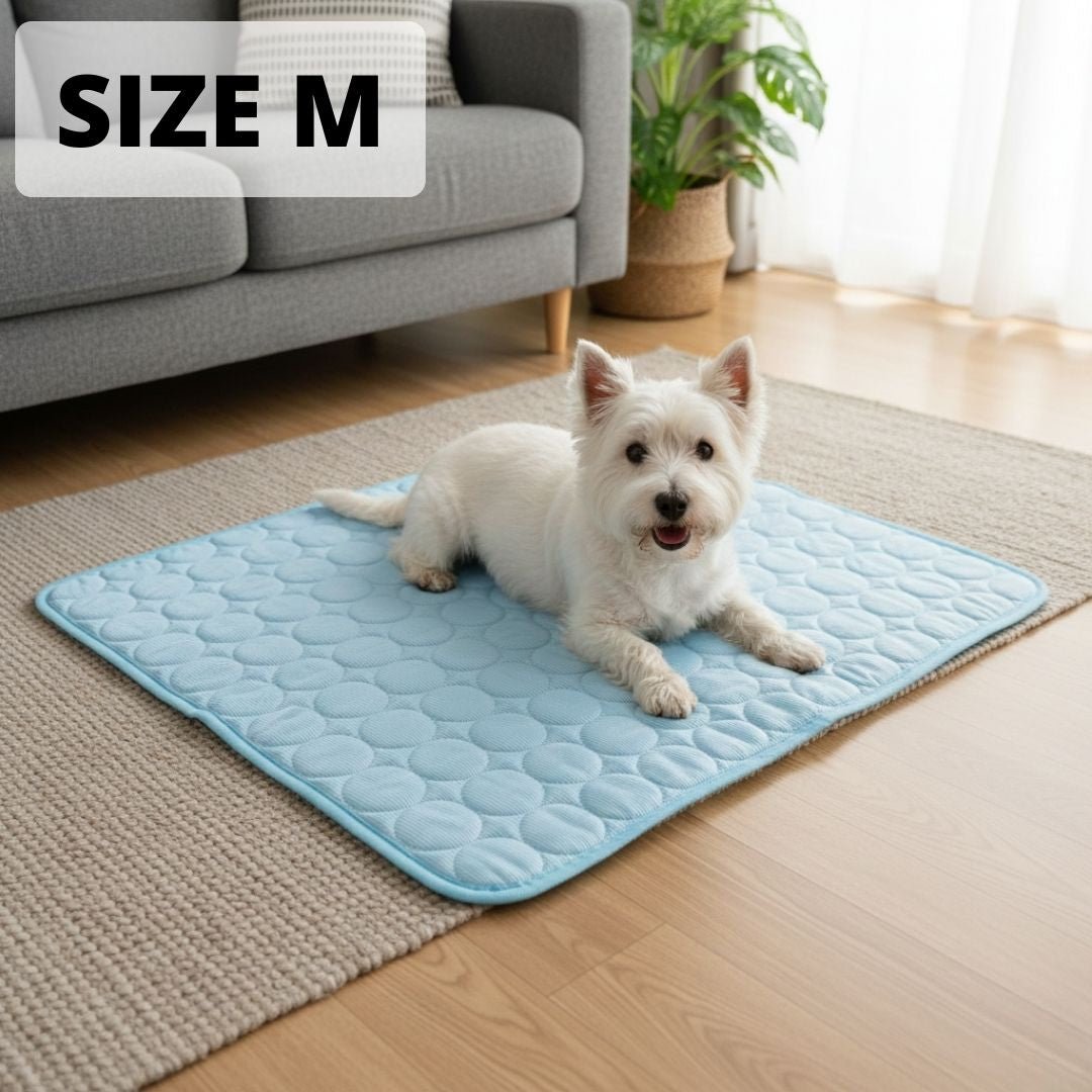🐶🐈Pet Cooling Mat for Dogs & Cats🐶🐈| No Water No Electricity Self Cooling Pad, Non-Gel Toxic-Free Quick Dry Washable Cool Bed Prevents Pet Heatstroke for Hot Summer Days🥵-8HJ9