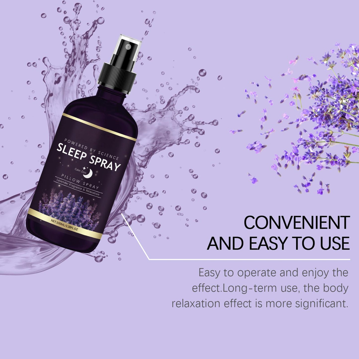 🌿Night Calm Mist🟣Lavender Sleep Spray-8JX3