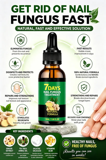 🌏Hot Selling Globally🥇🔥7 DAYS Nail Fungus Treatment, healthy and strong nails-8SA8