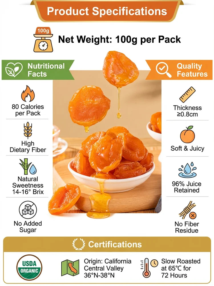 California Specialty Dried Apricots-Ray
