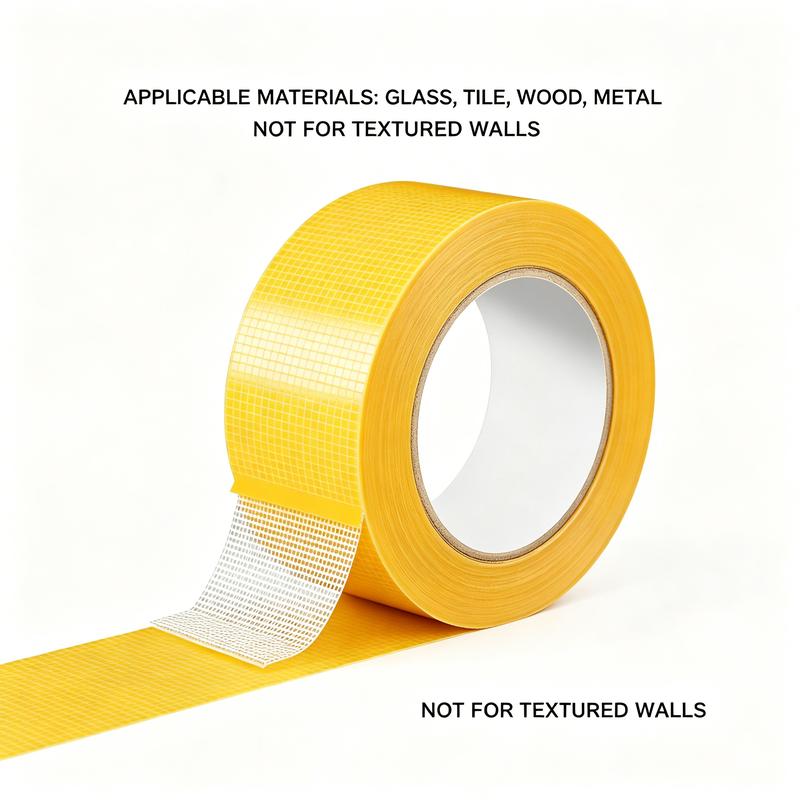 ✨Mesh Magic Double Sided Tape🥳|Zero Wall Damage Washable Reusable Heavy Duty Tape, 120°F Heat Resistant 100% Waterproof No Drill Adhesive Strips Replace Foam Tape & Nails❌🔨-8HJ9