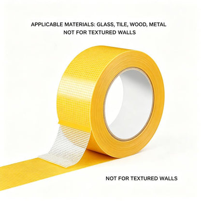 ✨Mesh Magic Double Sided Tape🥳|Zero Wall Damage Washable Reusable Heavy Duty Tape, 120°F Heat Resistant 100% Waterproof No Drill Adhesive Strips Replace Foam Tape & Nails❌🔨-8HJ9