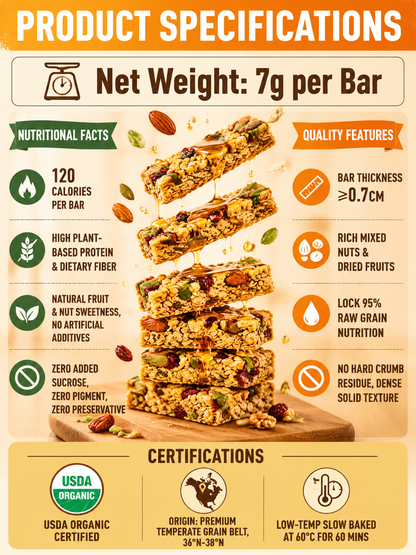 🥚Oat Protein Granola Bars Low Calorie Snack-Ray
