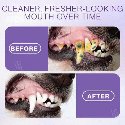 🐱🦷Yegbong Pet Dental Cleaning Spray for Dogs & Cats, Removes Plaque & Stains, Freshens Breath, Oral Care Spray-8SA8
