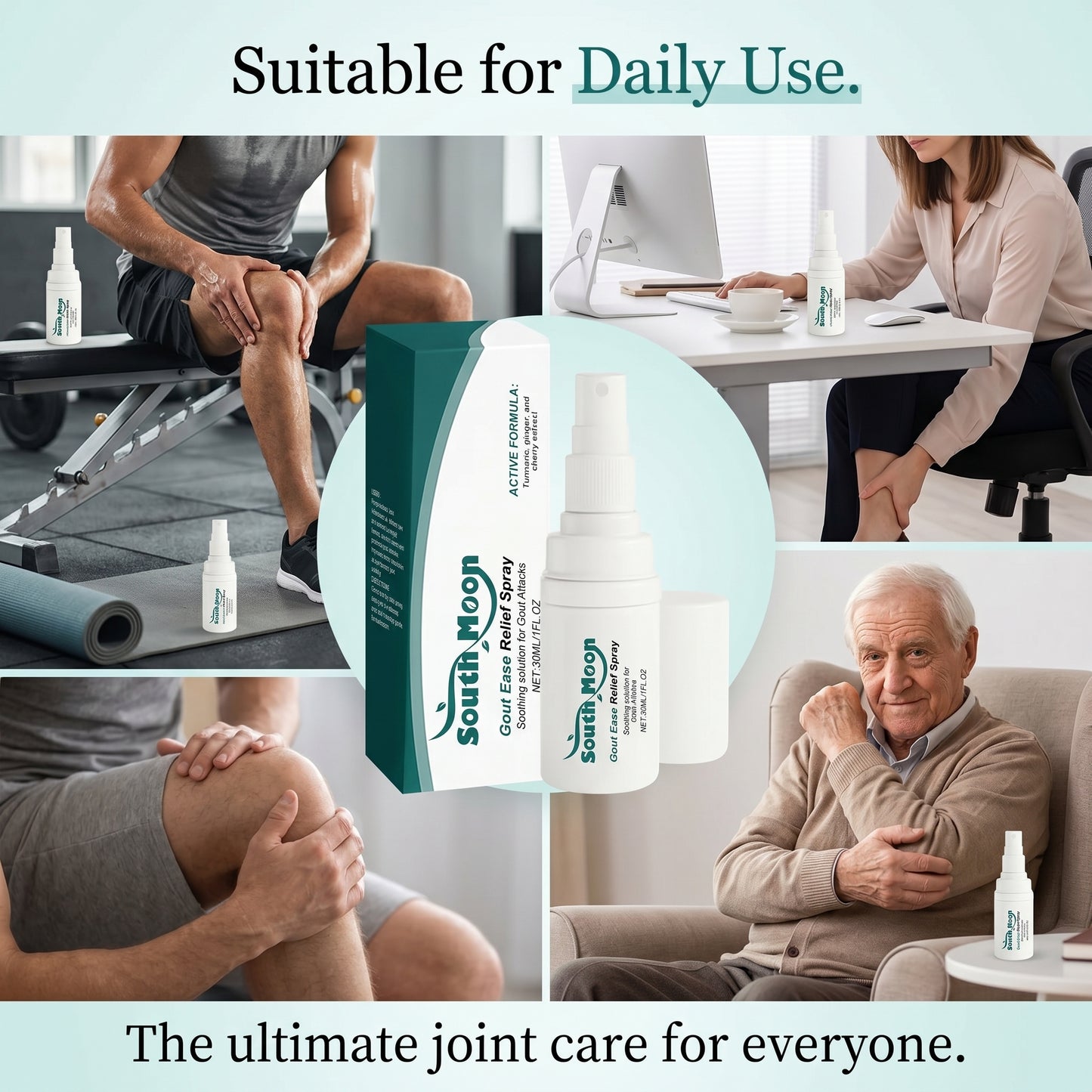 🔥Hot  | 30k+ Sold✅【GoutEase Relief Spray】Targeted relief from gout pain, penetrates deeply to calm inflammation, break down uric acid-8SA8