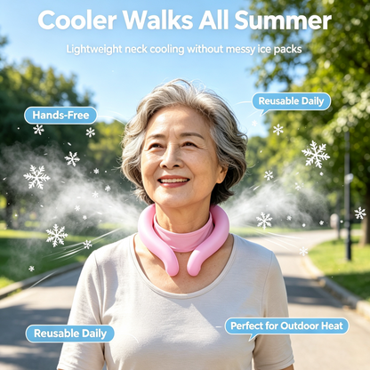 🌞2026 Summer Must-Have Gadget🌊PCM Neck Cooling Tube – Wearable Ice Ring for Hot Flashes, Sports & Summer Heat🏄‍♀️-8HJ9