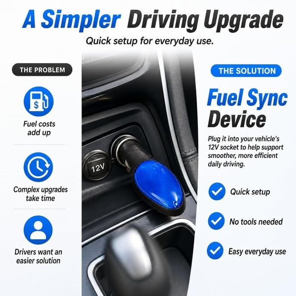 🏆Last Day Special Price !🔥🚘Plug-in Fuel Saver ⛽| Fuel Sync Device for Gasoline Cars, Improve Mileage & Fuel Efficiency🌠-8HJ9